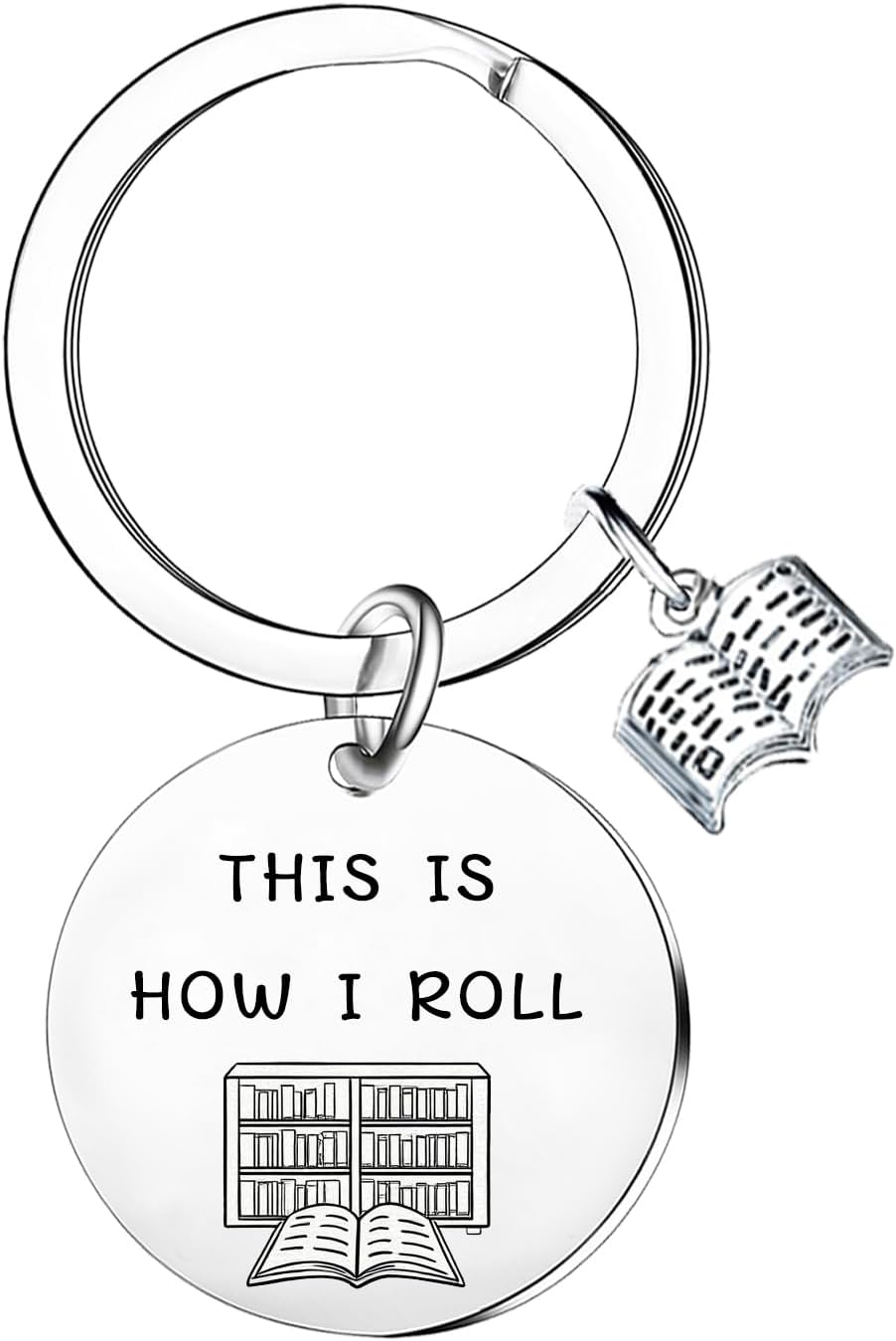 Librarian Keychain This is How I Roll