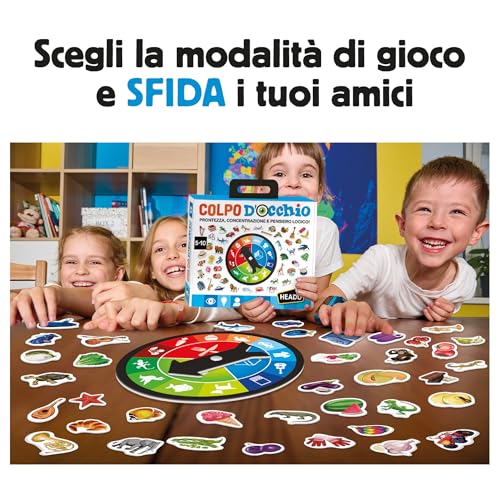 Thumbnail 4 de HEADU - Colpo d’Occhio: Prontezza, Concentrazione e Pensiero Logico | Gioco da Tavolo per Bambini 5–10 Anni