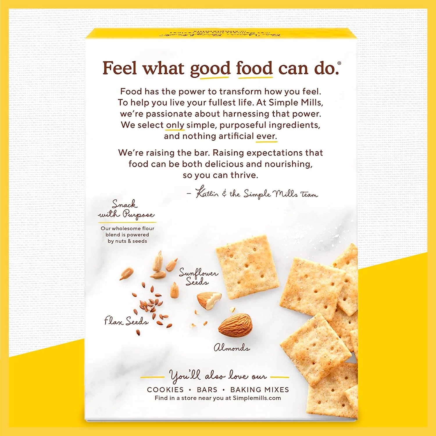 Detalle 1 de Simple Mills 0856069005124 Almond Flour Crackers, Rosemary & Sea Salt