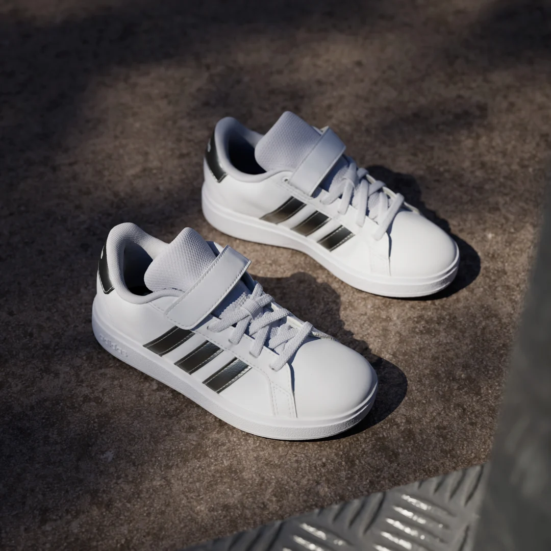 Detalle 2 de Adidas Grand Court 2.0 Niños blanco
