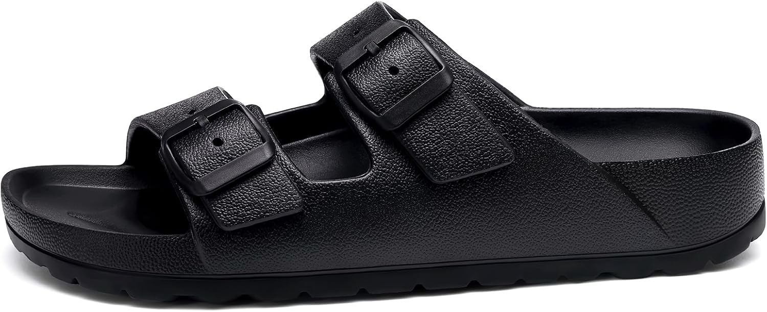 Detalle de KIDMI Women’s Comfortable EVA Sandals with Medium Arch Support and Adjustable Buckle Straps