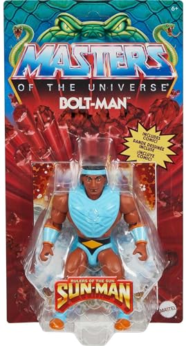 Detalle 2 de Masters del Universo MOTU Origins Bolt Man - Figura de Acción ⚡