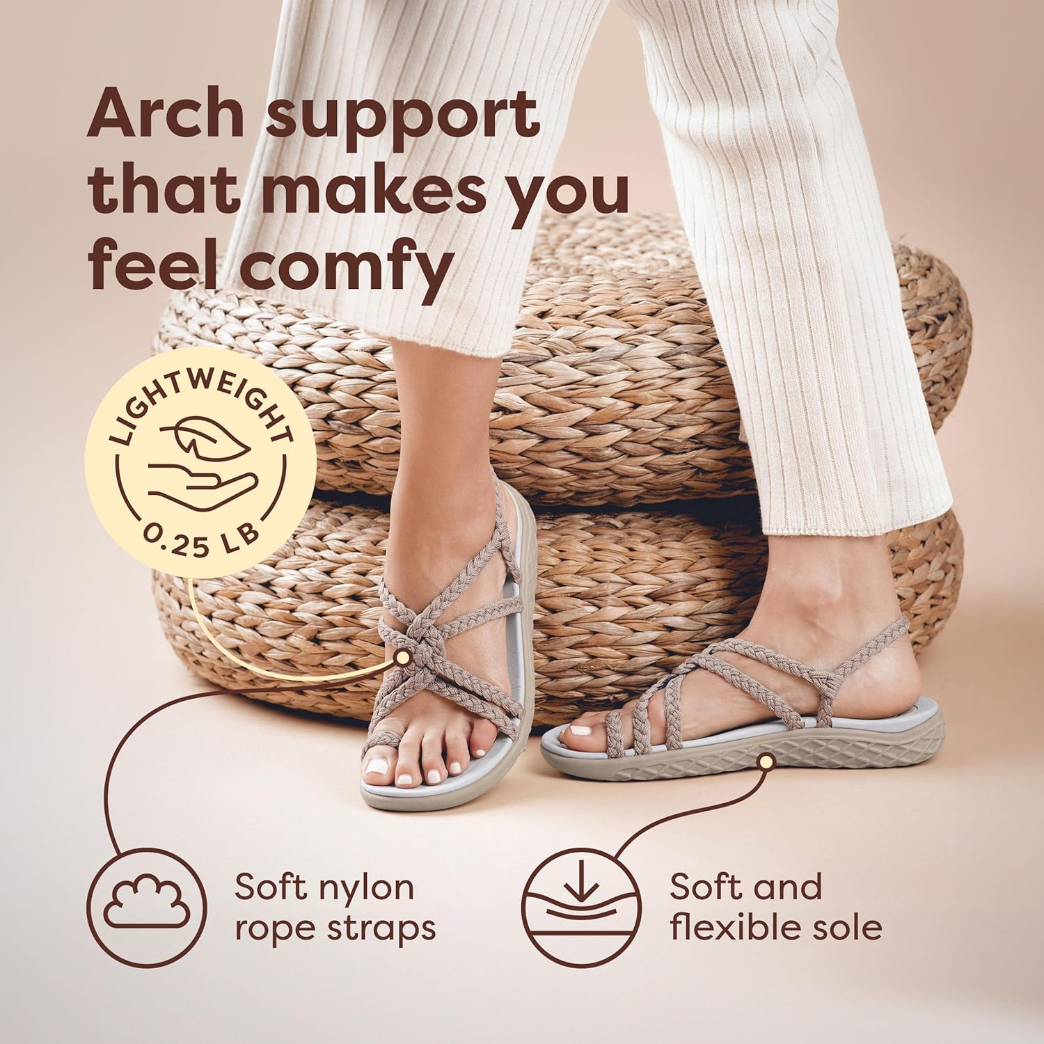 Thumbnail 2 de Plaka Explore Walking and Hiking Sandals for Women with Arch Support