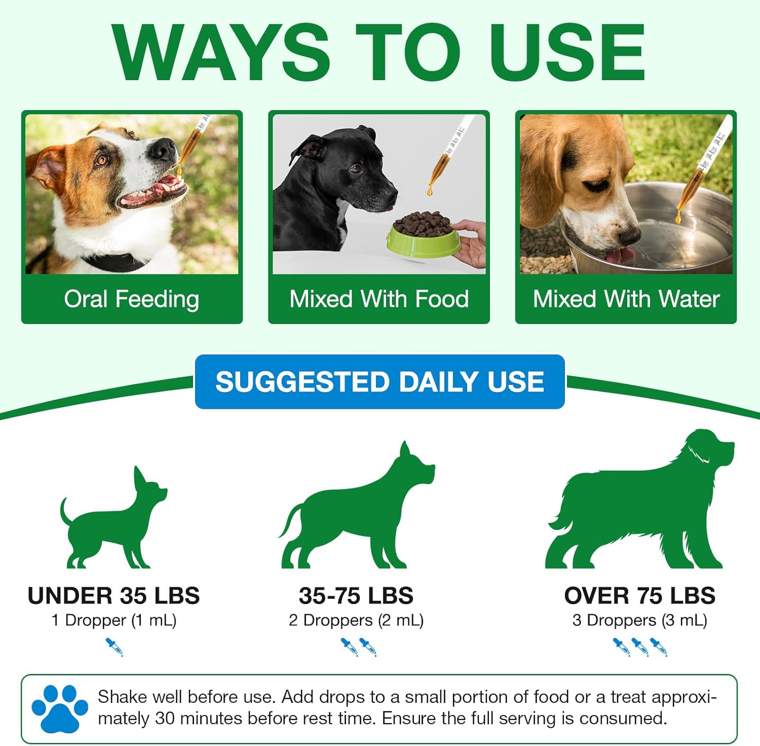 Detalle de CLFJLXYX Natural Antibiotics for Dogs (120ml) with Apple Cider Vinegar & Echinacea – Itchy Skin Relief, Ear & Infection Support