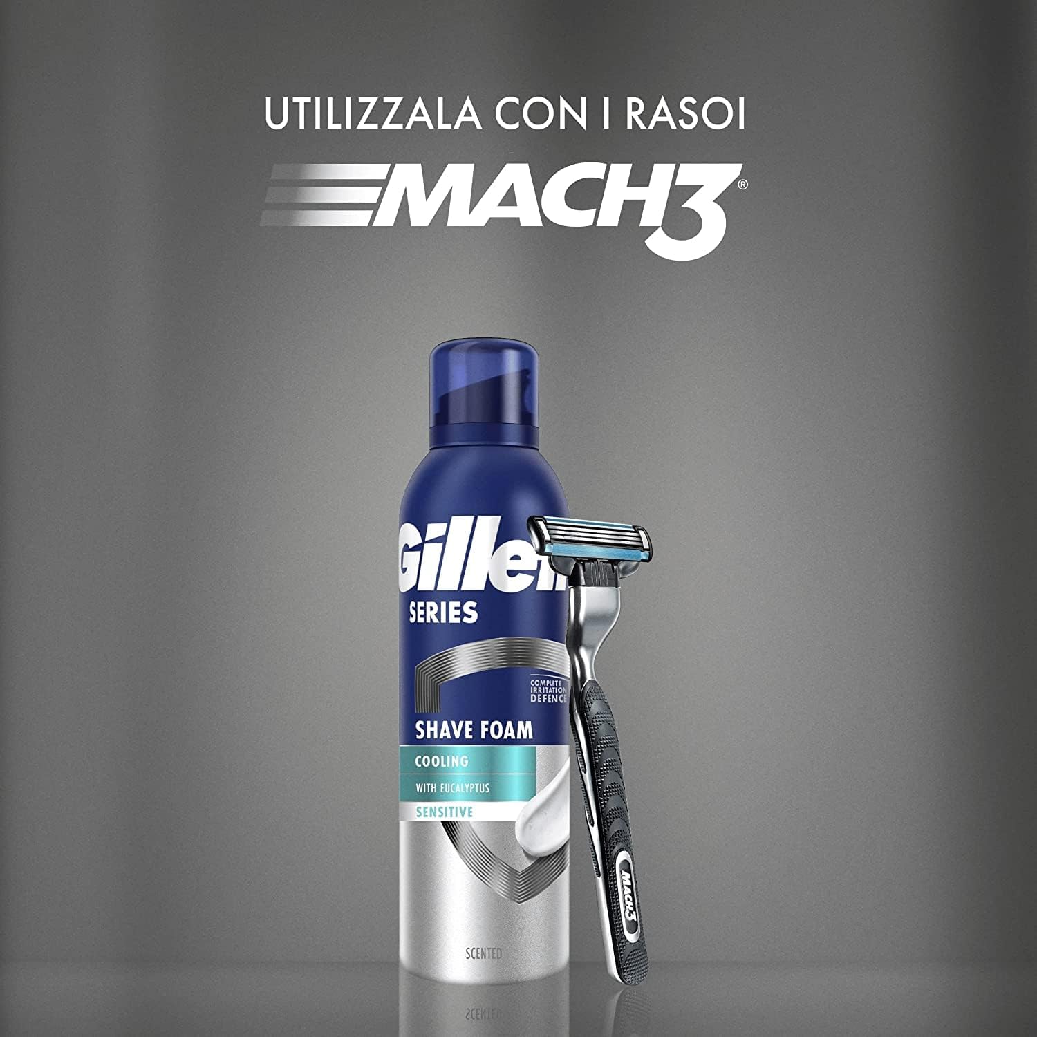 Thumbnail 6 de Gillette Series Schiuma da Barba Rinfrescante con Eucalipto – 250 ml x6