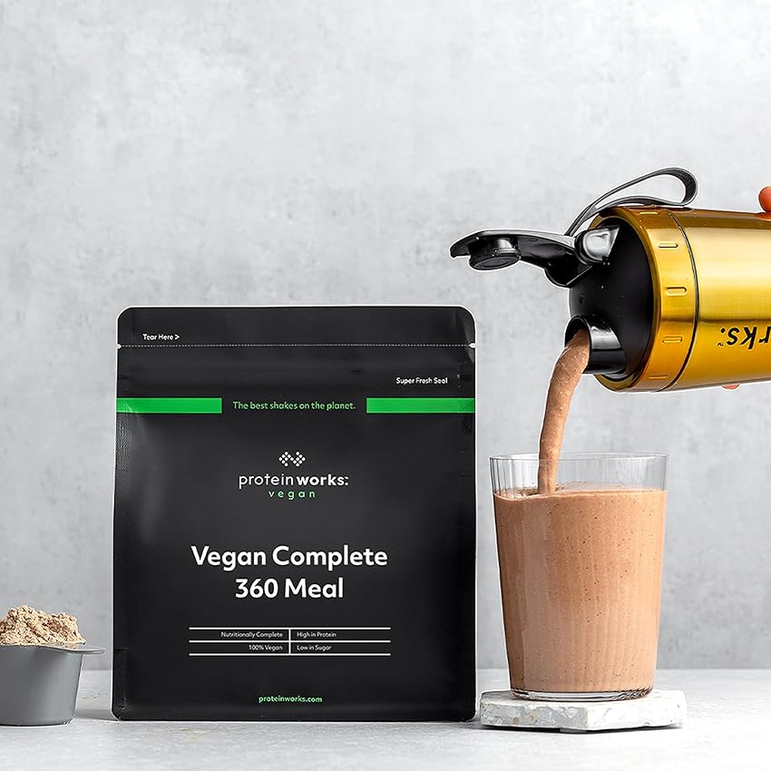 Thumbnail 1 de THE PROTEIN WORKS Complete 360 Meal 🍨 Vainilla Vegano 500g