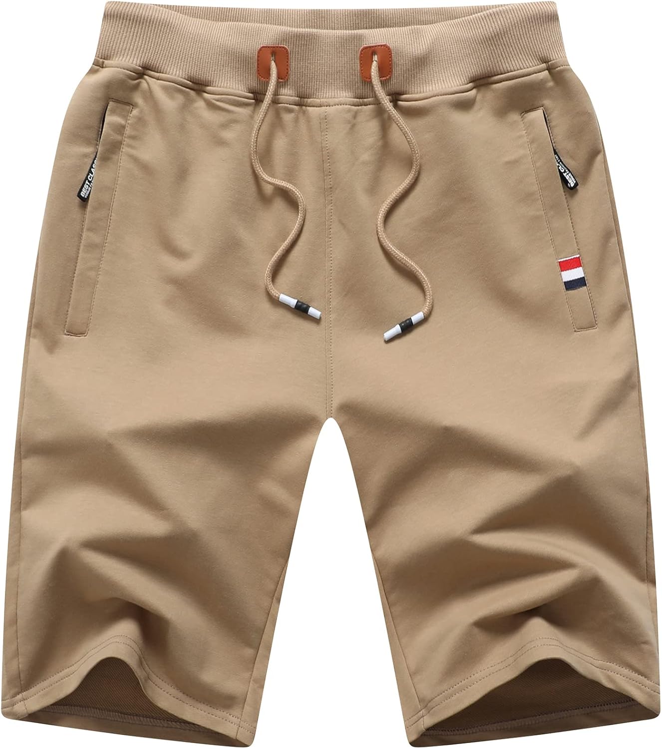Detalle de Tansozer Sport Shorts Herren Mit Reißverschluss – atmungsaktive Freizeit- & Laufshorts