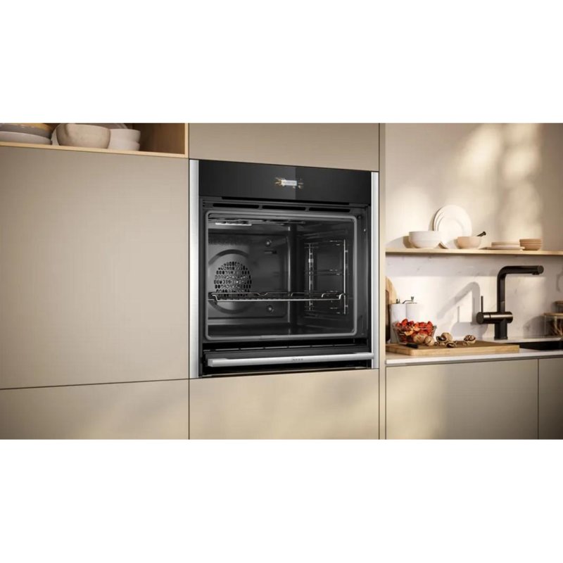 Thumbnail 2 de NEFF B54CR71N0: Horno eléctrico de 71 L con limpiado pirolítico e hidrolítico y pantalla TFT