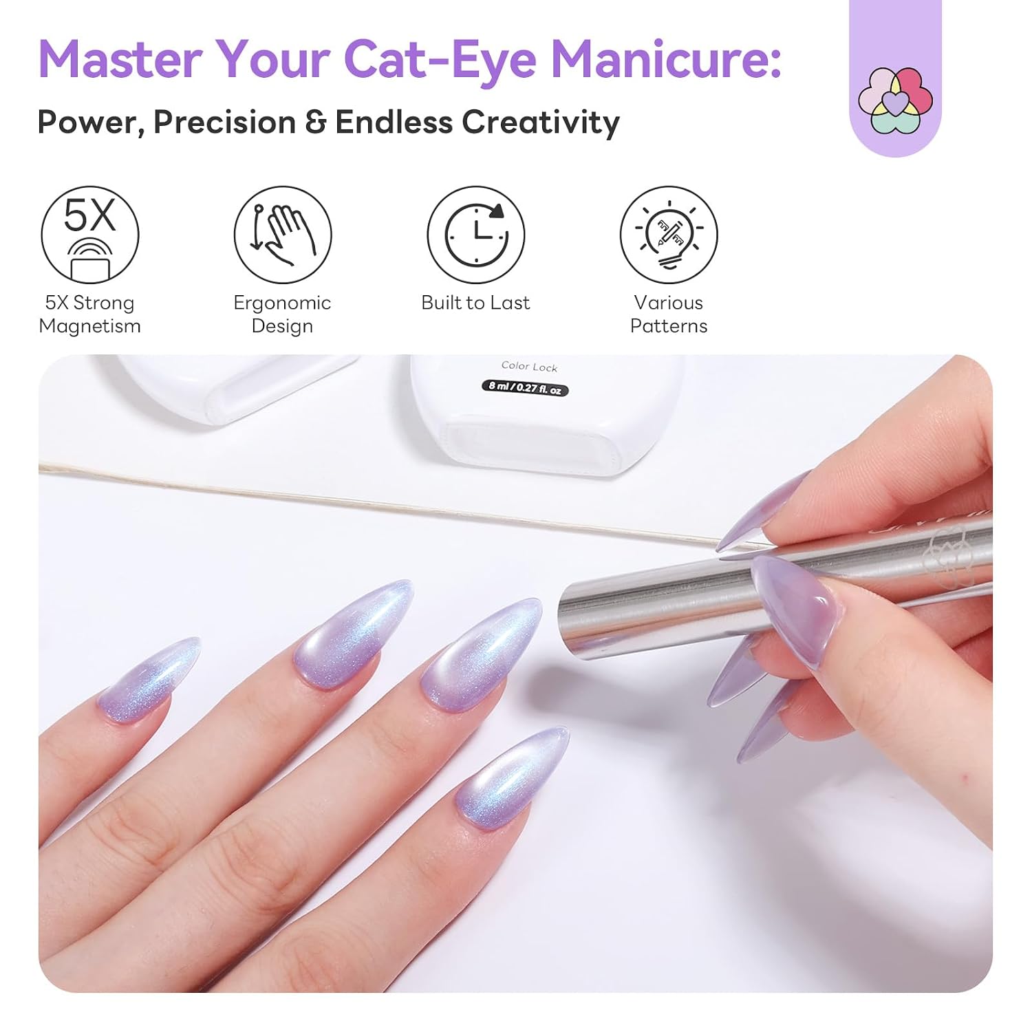 Thumbnail 1 de SAVILAND Cat Eye Magnet Stift 5er-Set