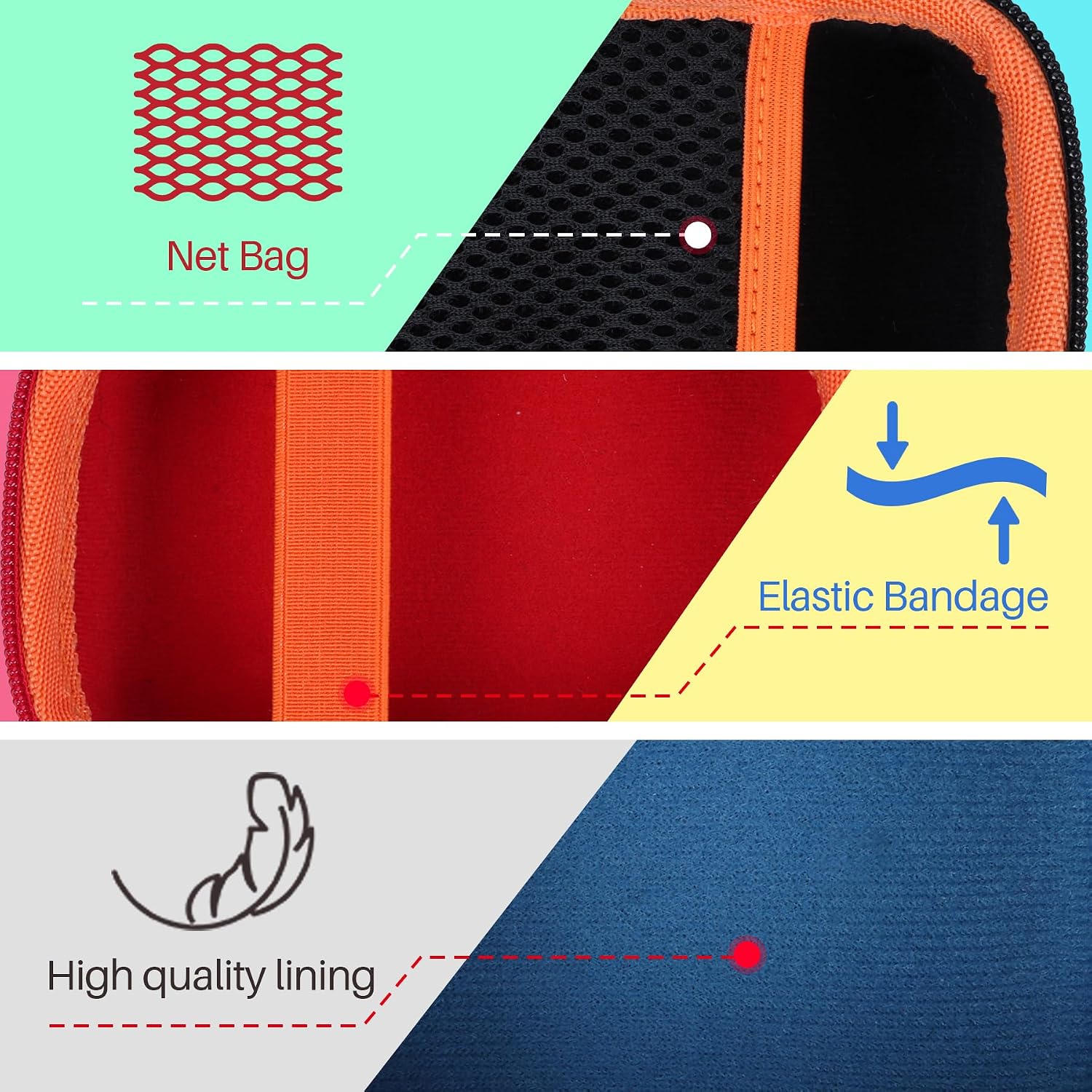 Detalle 2 de Lebakort Hartschalen-Schutzhülle Etui Tasche für JBL Go 4 / JBL Go 3 (Weiß)