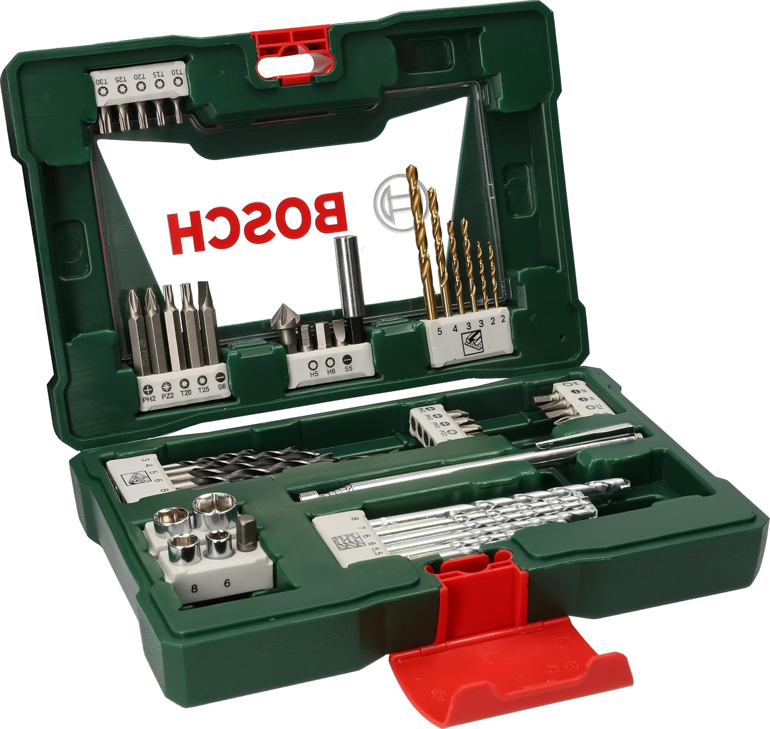 Detalle de BOSCH 2607017375 マルチドライバー&ソケットセット 6種類の先端形状と手締め・電動工具対応