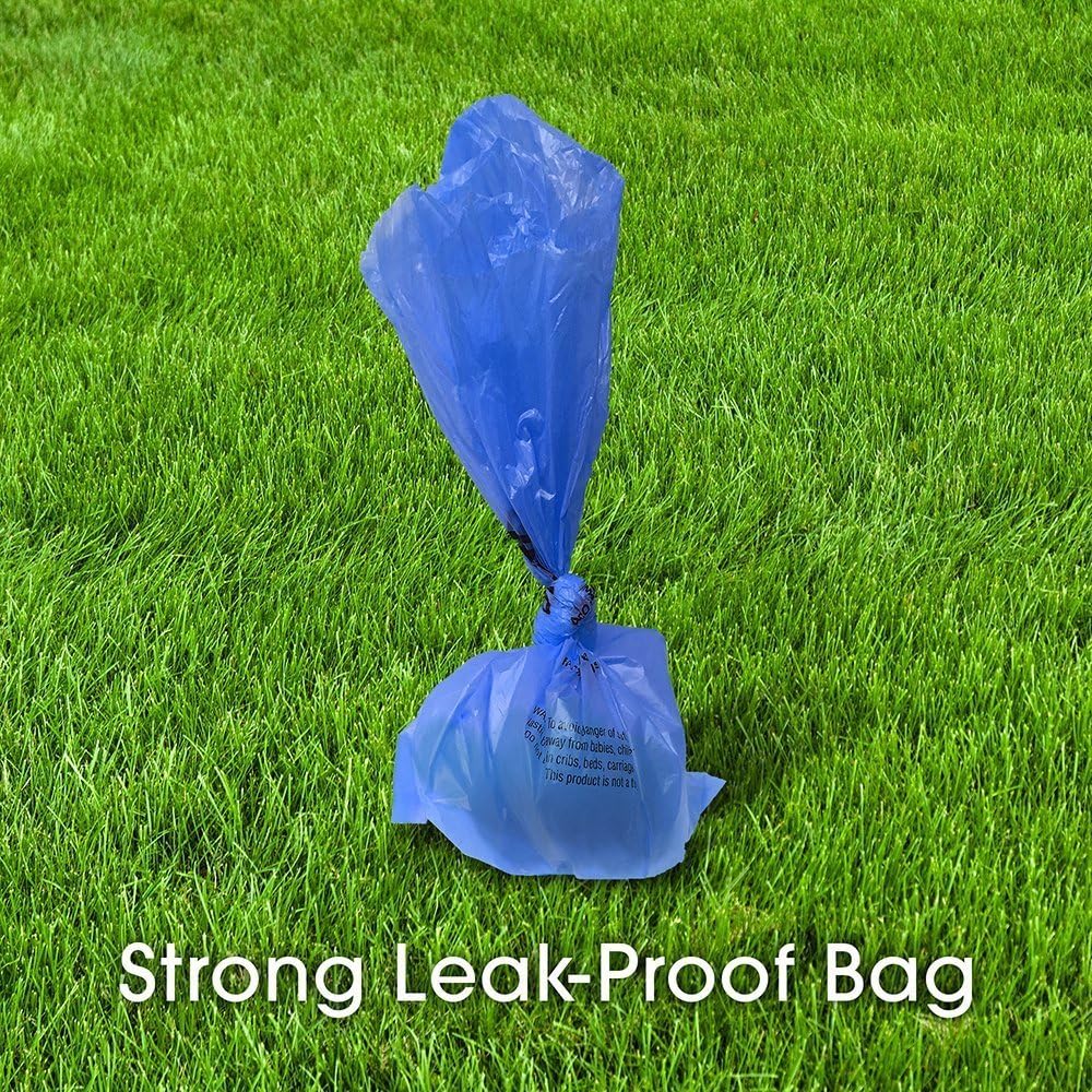 Detalle 2 de Bags on Board Sacchetti per la Cacca del Cane Forte – 315 sacchetti blu a prova di perdite, 9 x 14 pollici