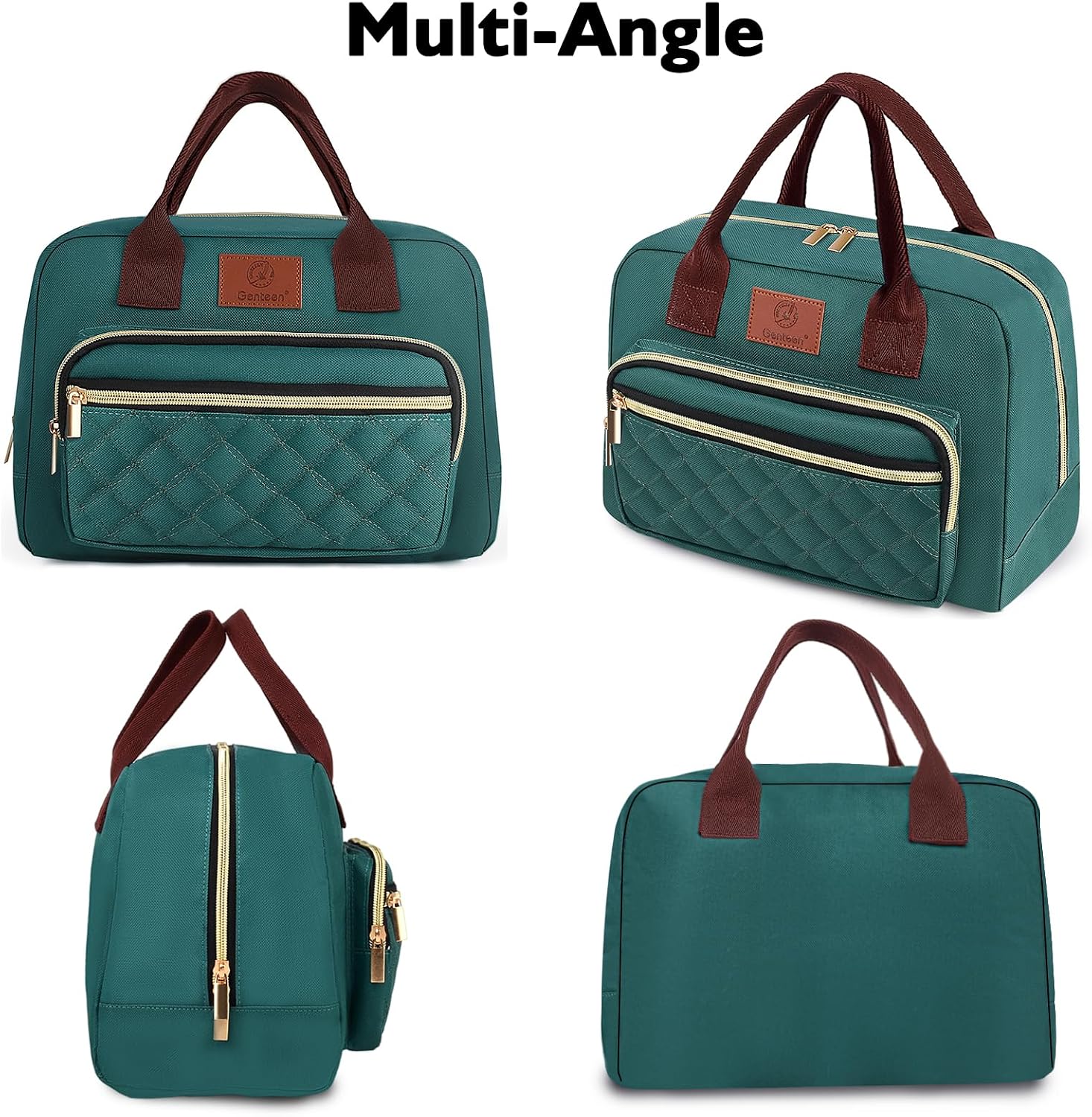 Thumbnail 6 de Genteen Insulated Lunch Bag, 11.6 x 6.29 x 7.9 Inches
