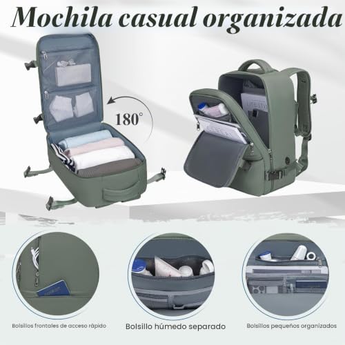Detalle de VMIKIV Mochila 40x30x20 para Ryanair 24L