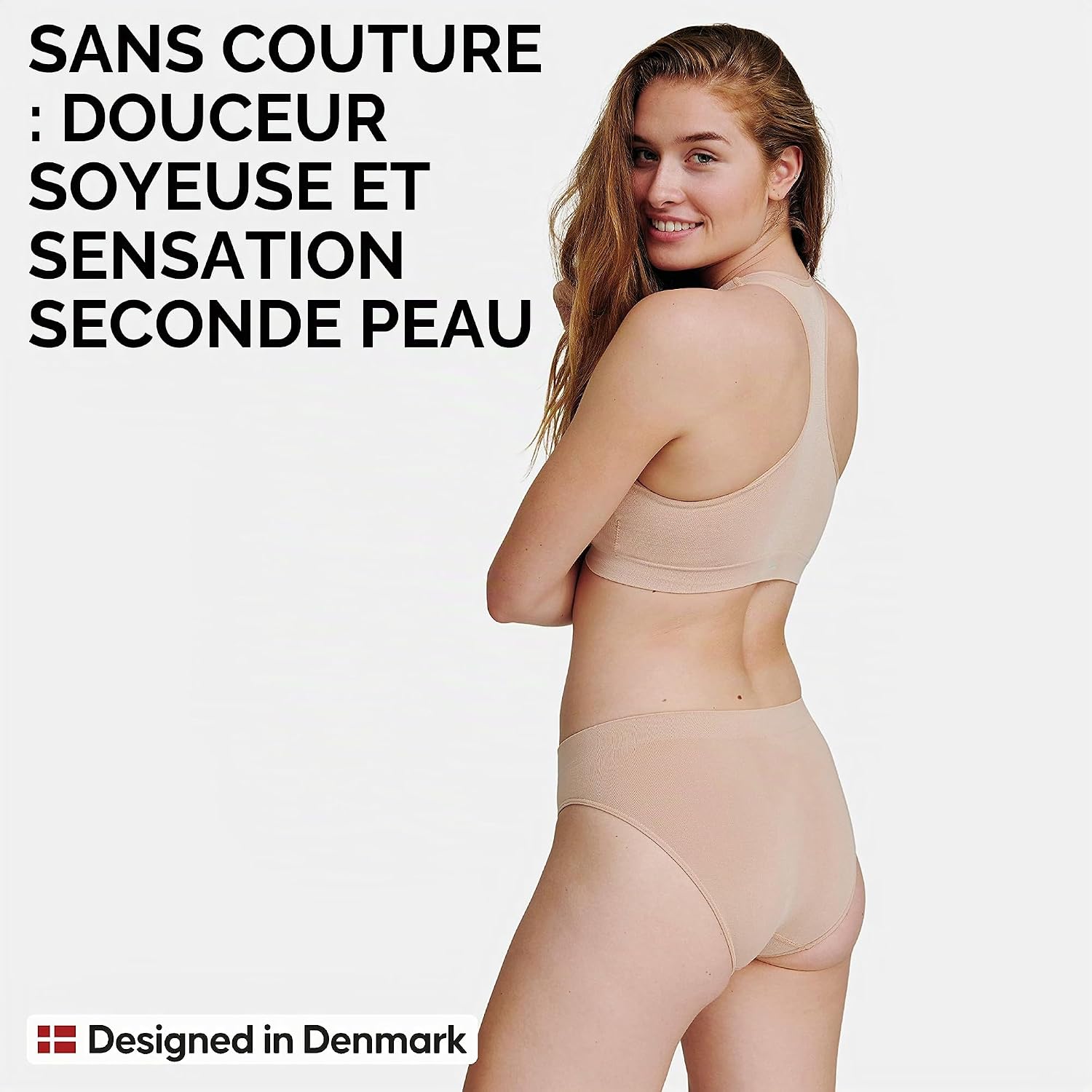 Detalle de DANISH ENDURANCE naadloze bamboeviscose-bralette zonder beugel