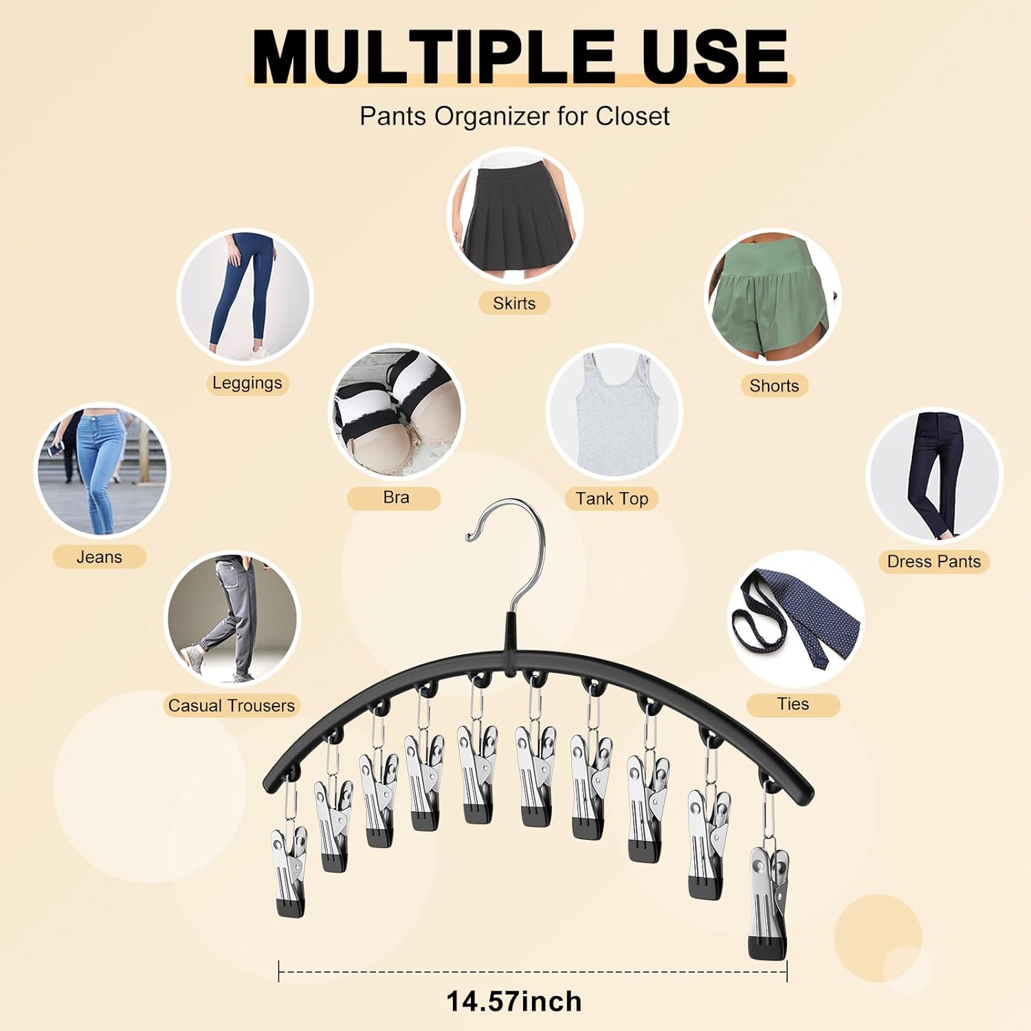 Detalle 2 de Volnamal Legging Organizer with 10 Clips ⚙