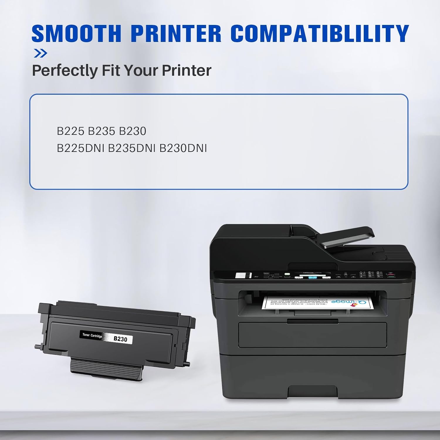 Thumbnail 1 de Q-image B230/B225/B235 High Capacity black toner cartridge (3000 pages) replacement for Xerox 006R04400
