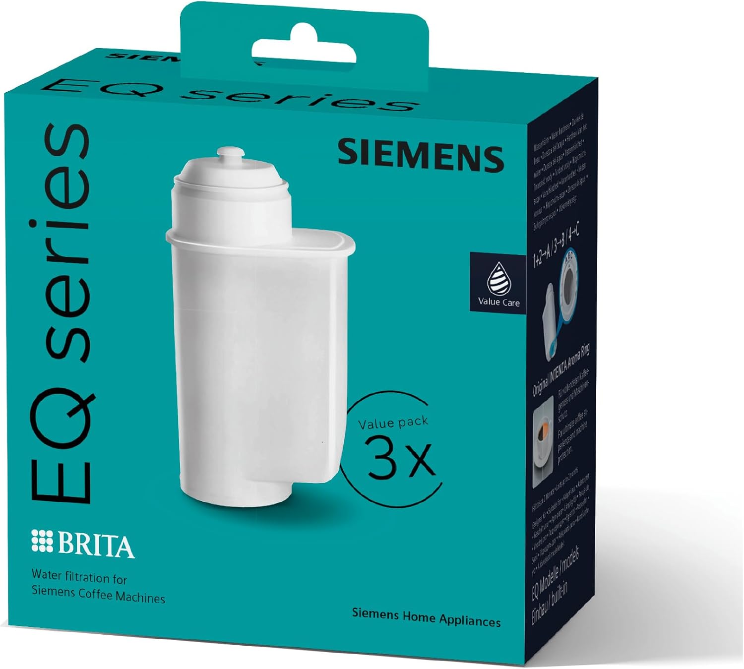 Detalle de Siemens BRITA Intenza TZ70033A filtro 3 unidades