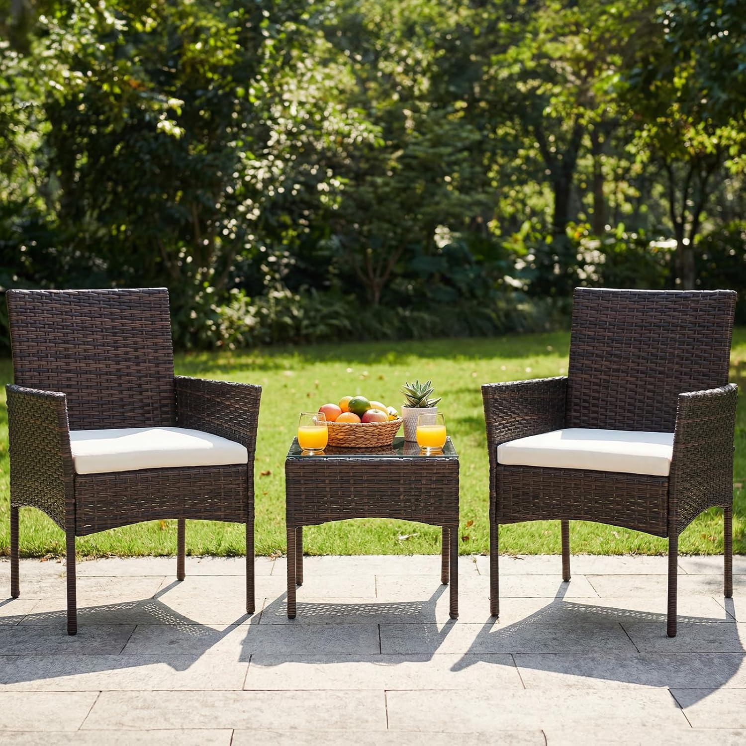 Detalle de DUMOS Wicker Patio Furniture Set
