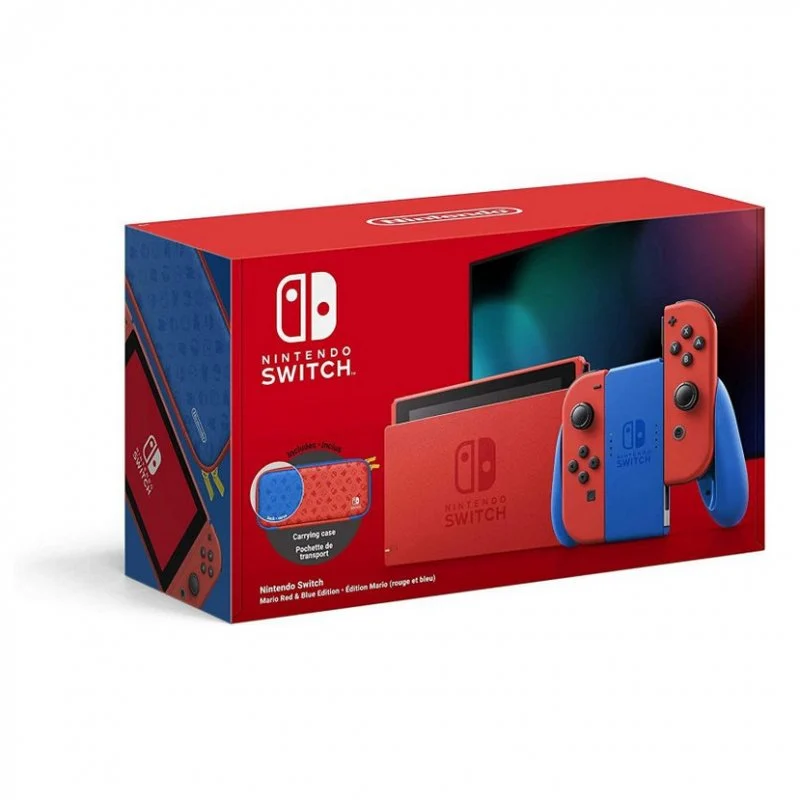 Nintendo Switch Edición Mario Rojo/Azul (con Joy-Con rojo/azul)