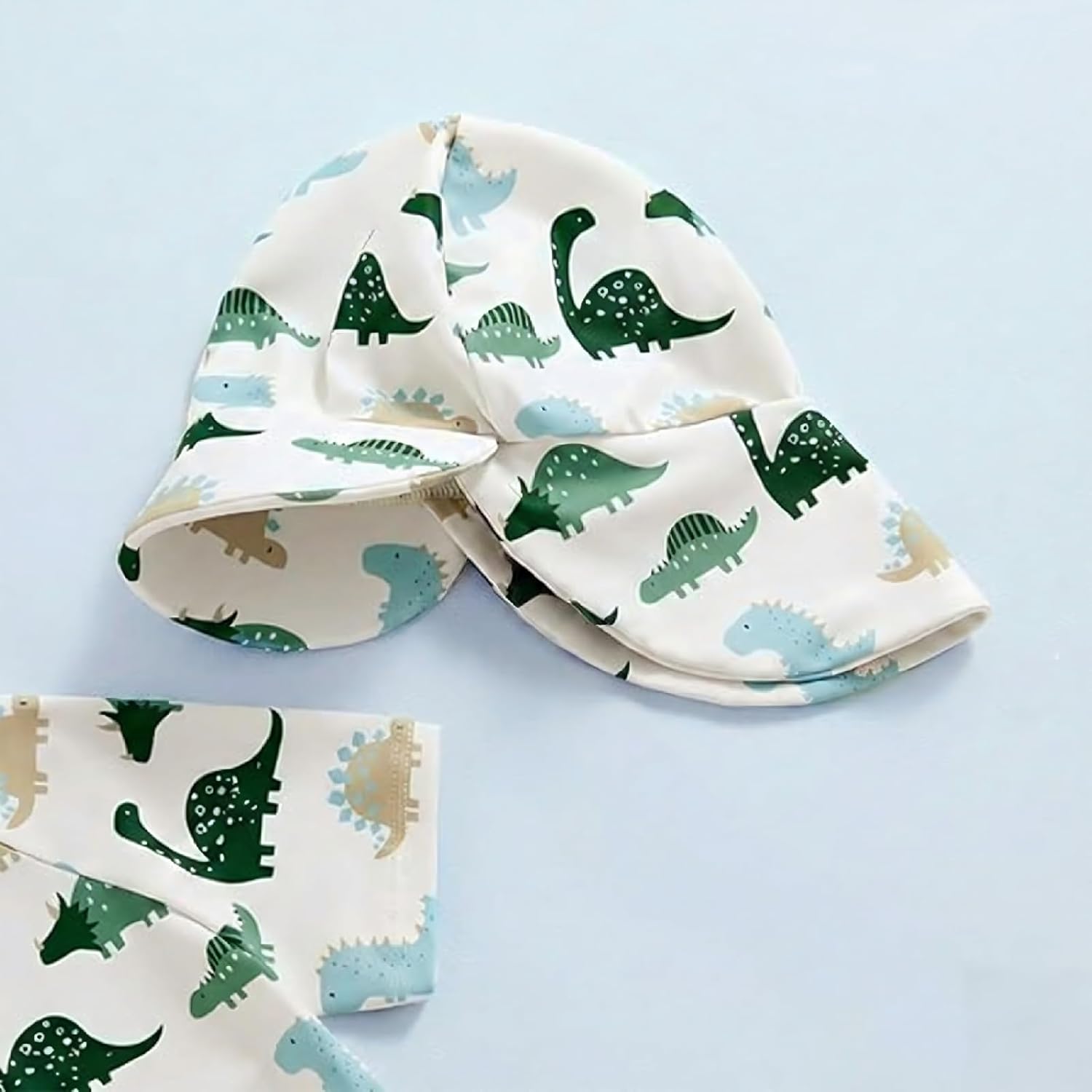 Thumbnail 2 de JiAmy Baby Boys Swimming Costume with Sun Hat: One-Piece Rash Guard for Sun Protection (6M–5Y)