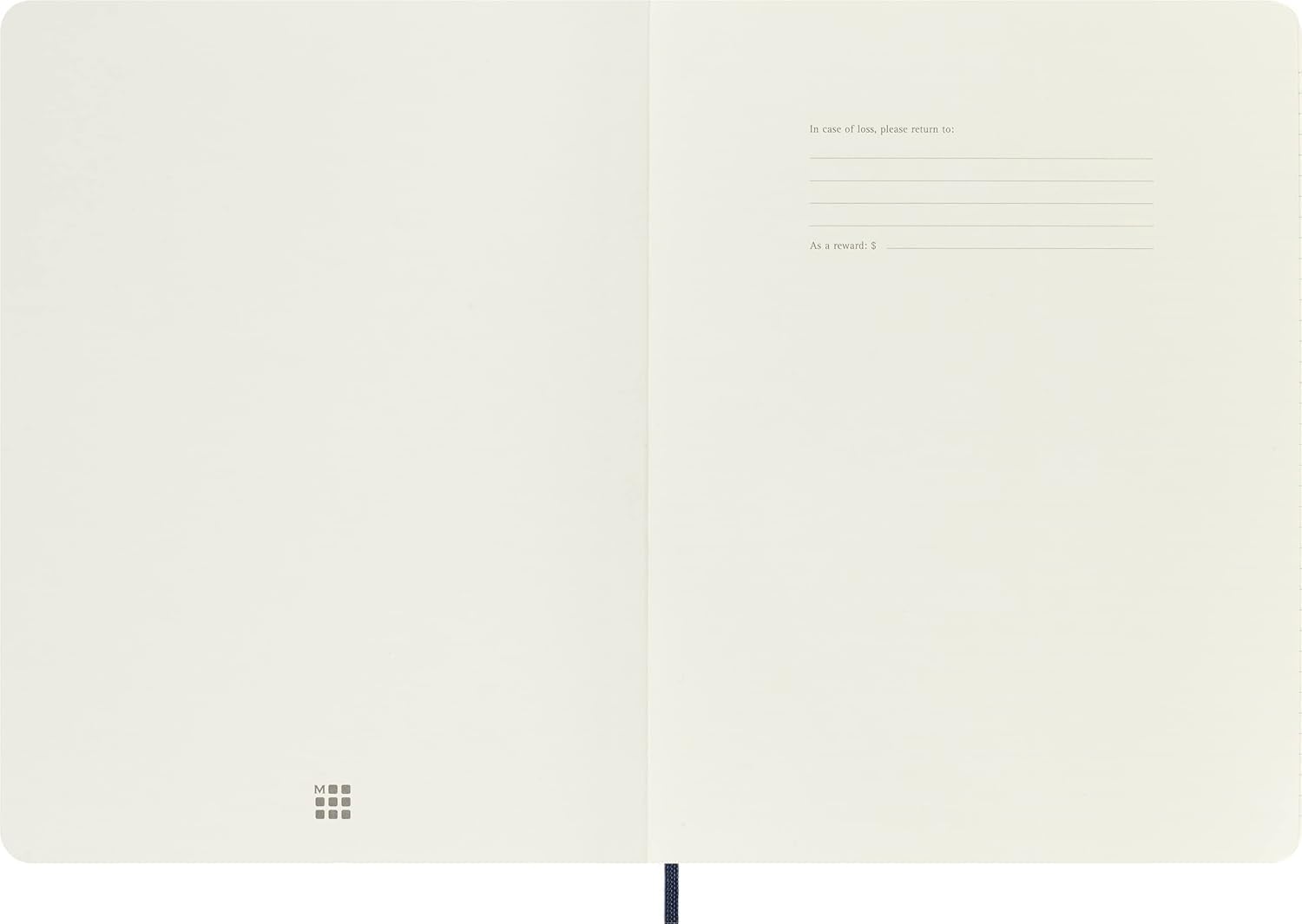 Thumbnail 4 de Moleskine Classic Notebook XL 19x25 cm, Taccuino a Righe - Copertina Blu Zaffiro
