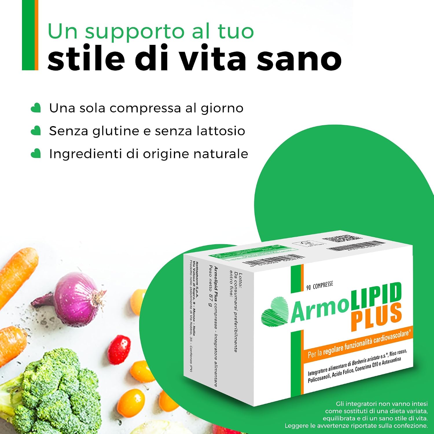 Detalle 2 de ARMOLIPID Armolipid Plus 90 compresse