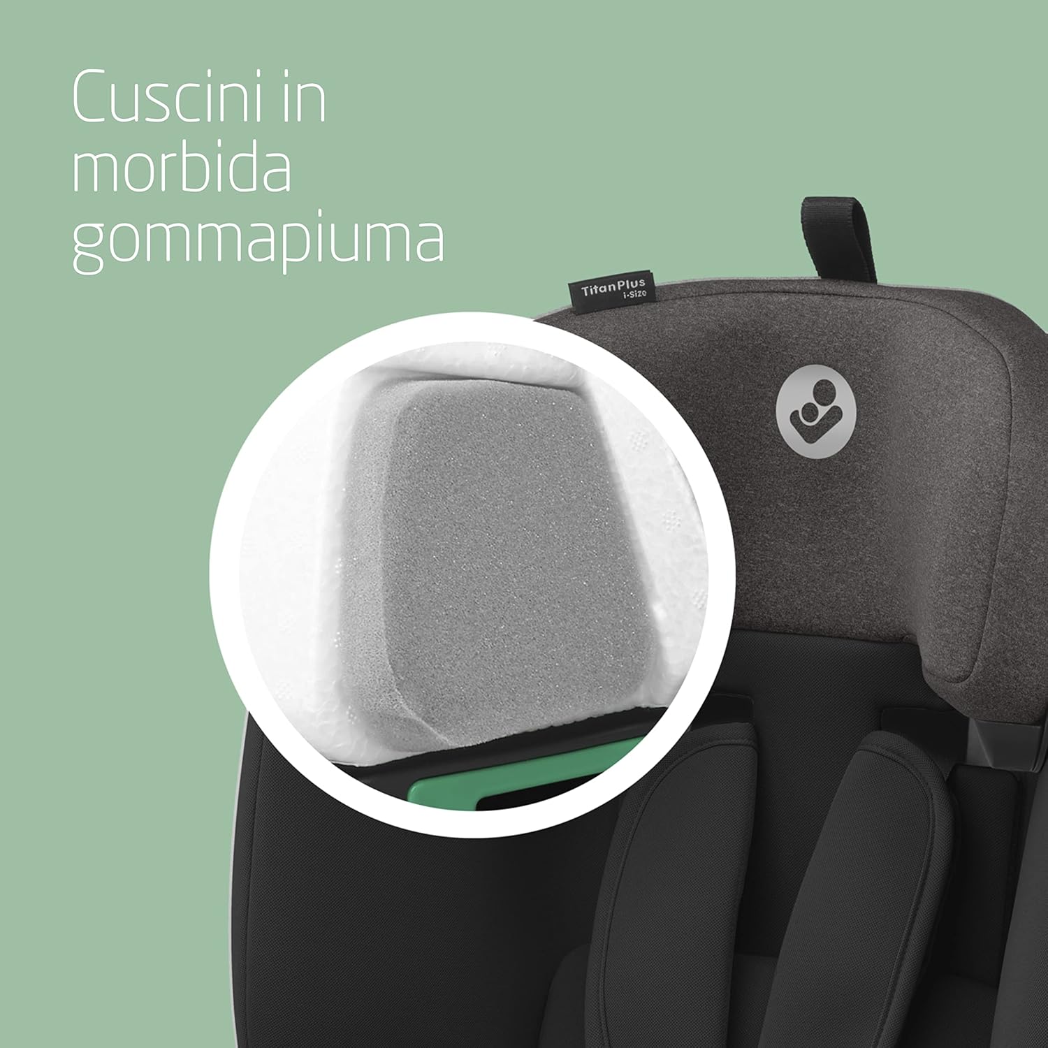 Thumbnail 5 de Maxi-Cosi Titan Plus i-Size seggiolino auto ISOFIX 76–150 cm (15 mesi–12 anni) Authentic Black