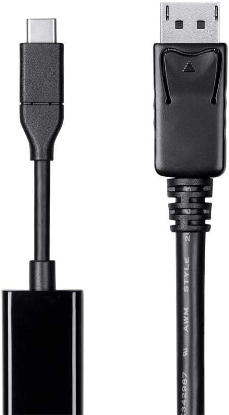 Detalle 2 de Monoprice USB 3.1 Type-C to DisplayPort Cable (Active) — 10 ft, Black