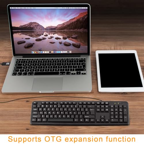 Detalle de DAOKAI Adaptateur USB-C vers USB-A 3.1, OTG, 10 Gbit/s et angle droit