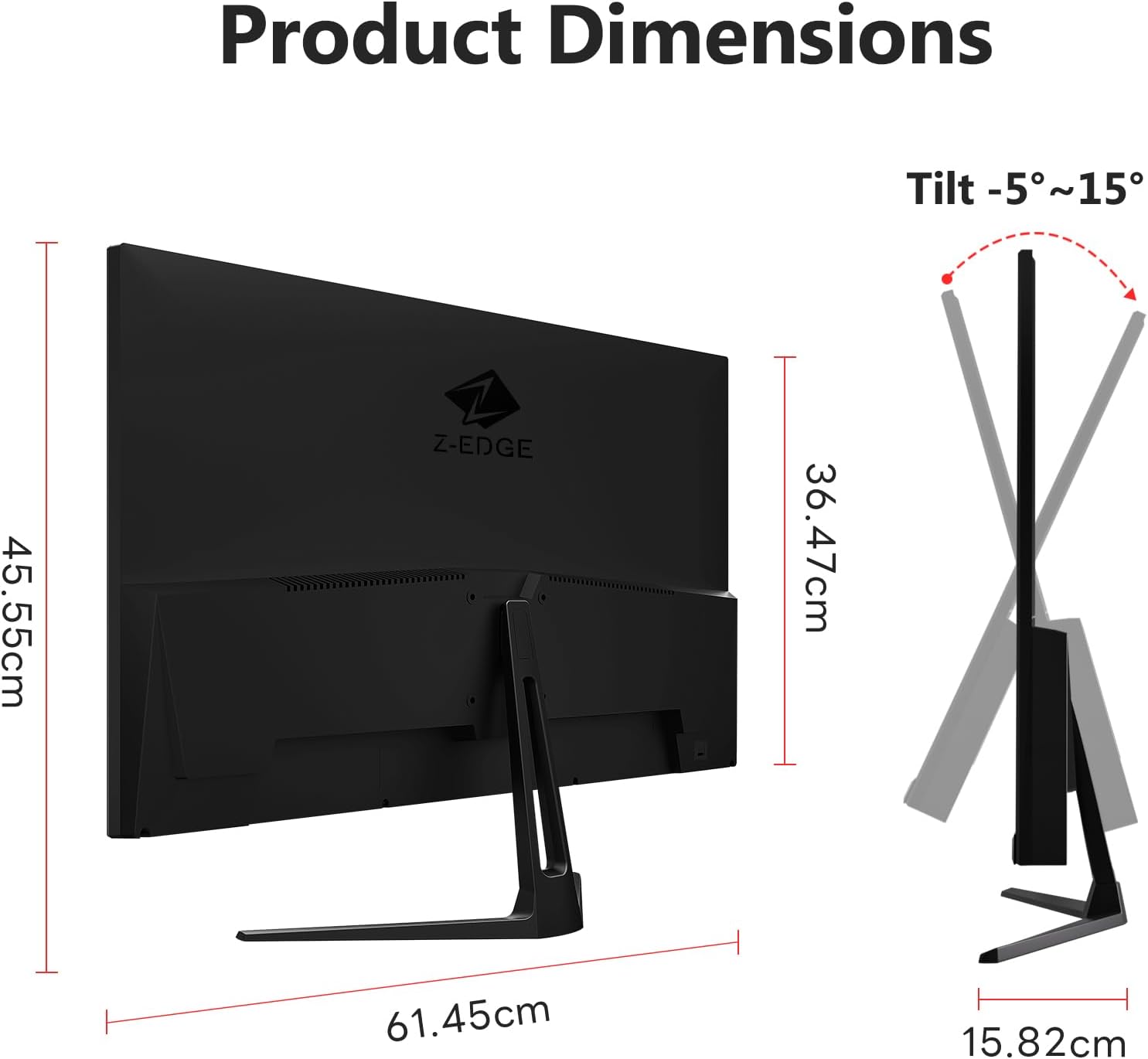 Thumbnail 6 de Z Z-Edge 27 Zoll QHD Gaming-Monitor (180 Hz, Fast IPS, 1 ms) – 2560×1440, HDR10, FreeSync