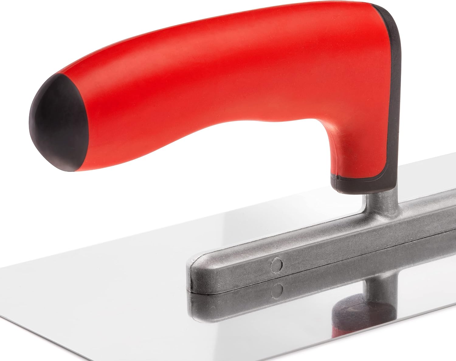 Detalle de COMENSAL Zahnkelle 12 mm – Profi Edelstahl Glättekelle mit 12x12 mm Zähnen, 270 x 130 mm