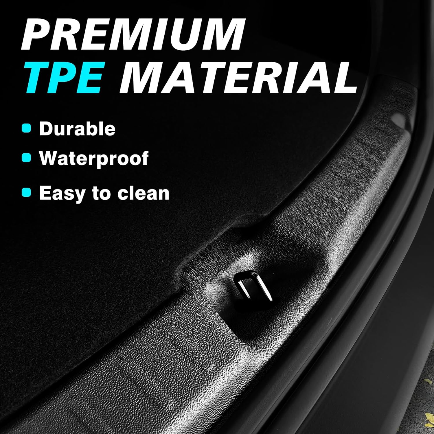 Detalle de BestEvMod 2026 Tesla Model Y rear bumper protector