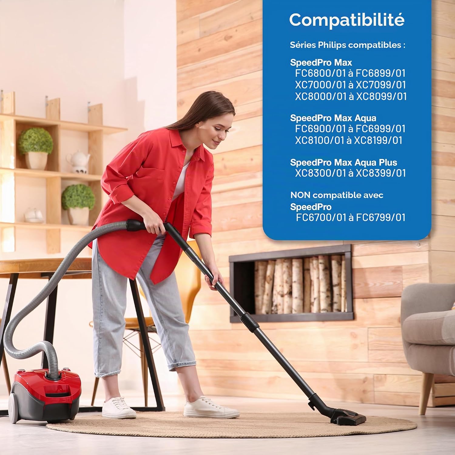 Detalle 1 de Philips SpeedPro Max schuimfilters, set van 3, herbruikbaar voor series 7000 en 8000