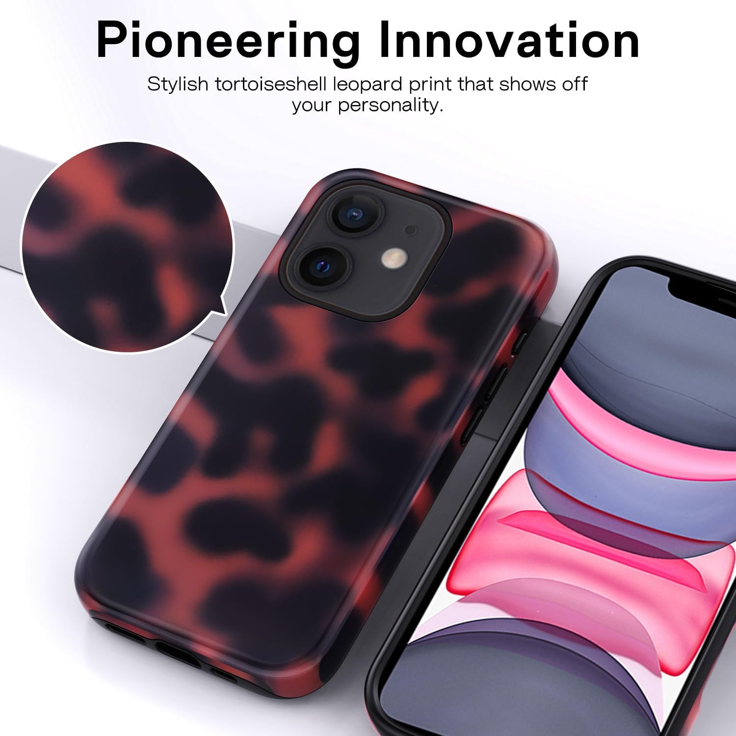 Thumbnail 2 de XTCASE iPhone 11 coque motif léopard anti-chocs