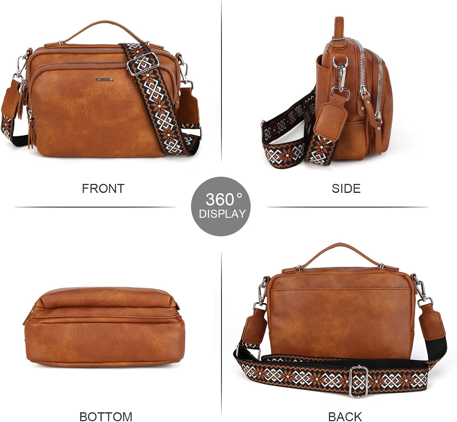 Detalle 2 de Gladdon borsa a tracolla 23,7 cm