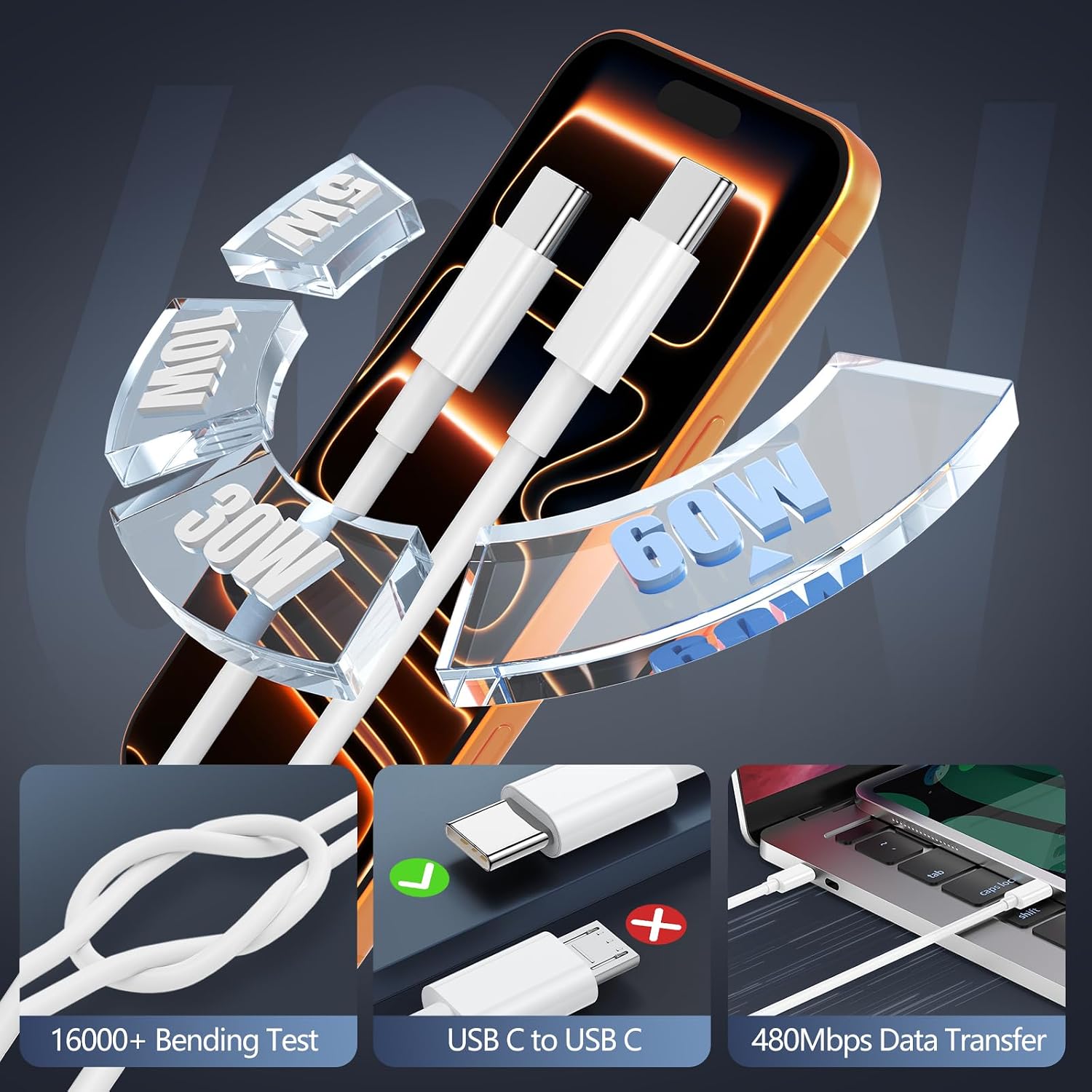 Thumbnail 3 de Essri 40W USB-C Charger for iPhone 17 Pro Max