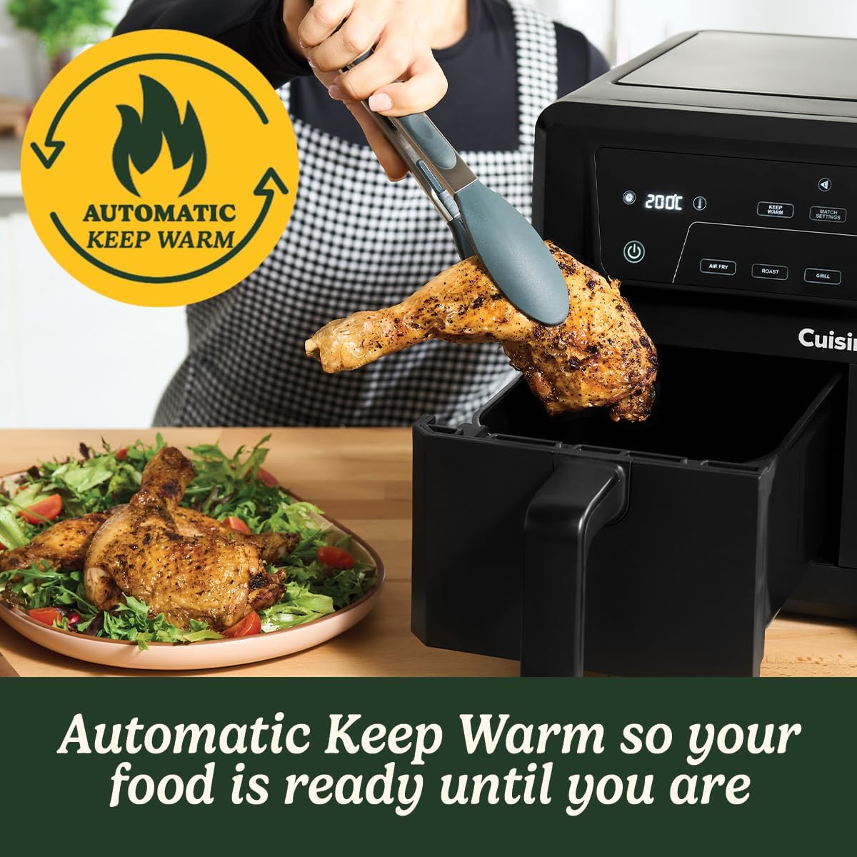 Detalle 2 de Cuisinart XXL10.4L Air Fryer 10.4L capacity 🍟