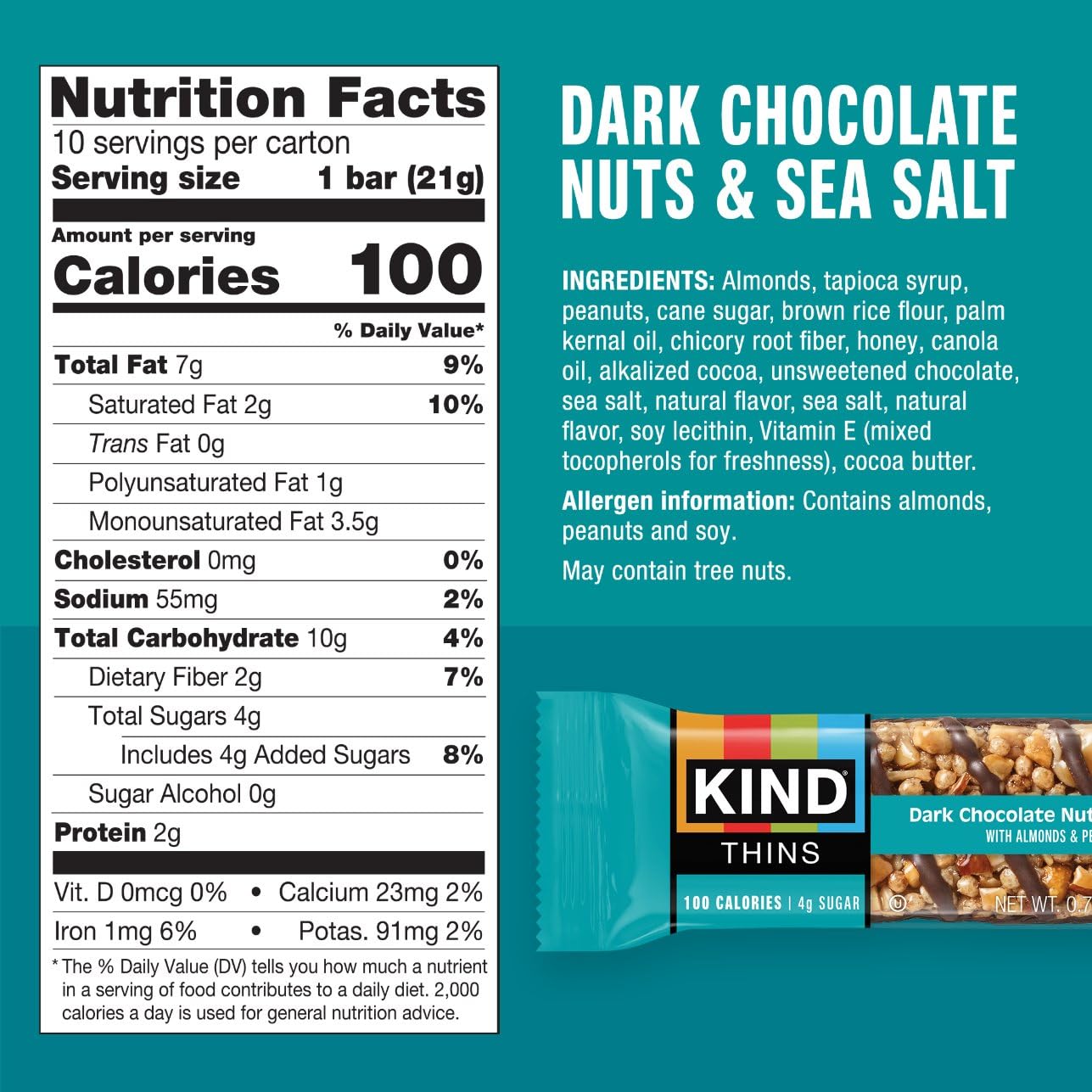 Detalle 2 de KIND Snack Bars 60 Count