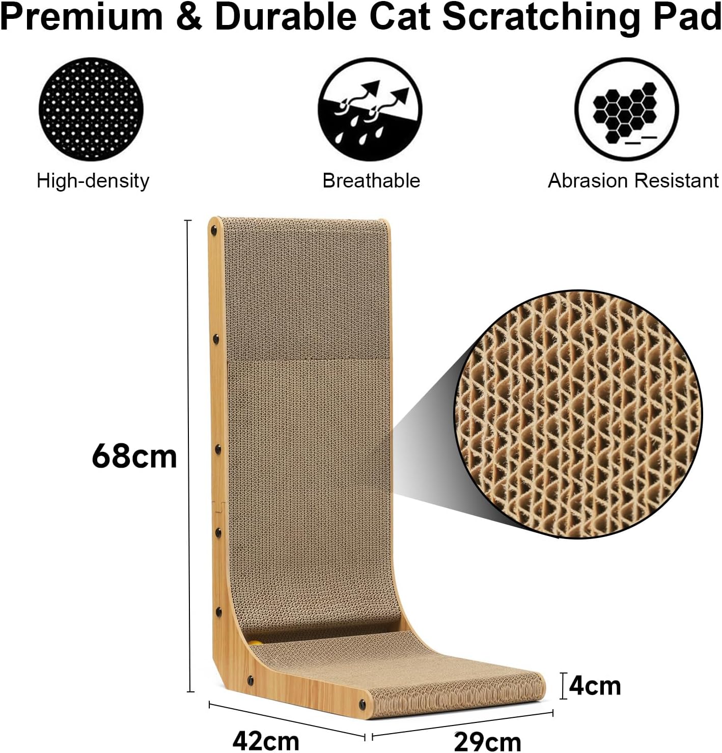 Detalle de FUKUMARU Cat Scratcher L Shape 68 cm
