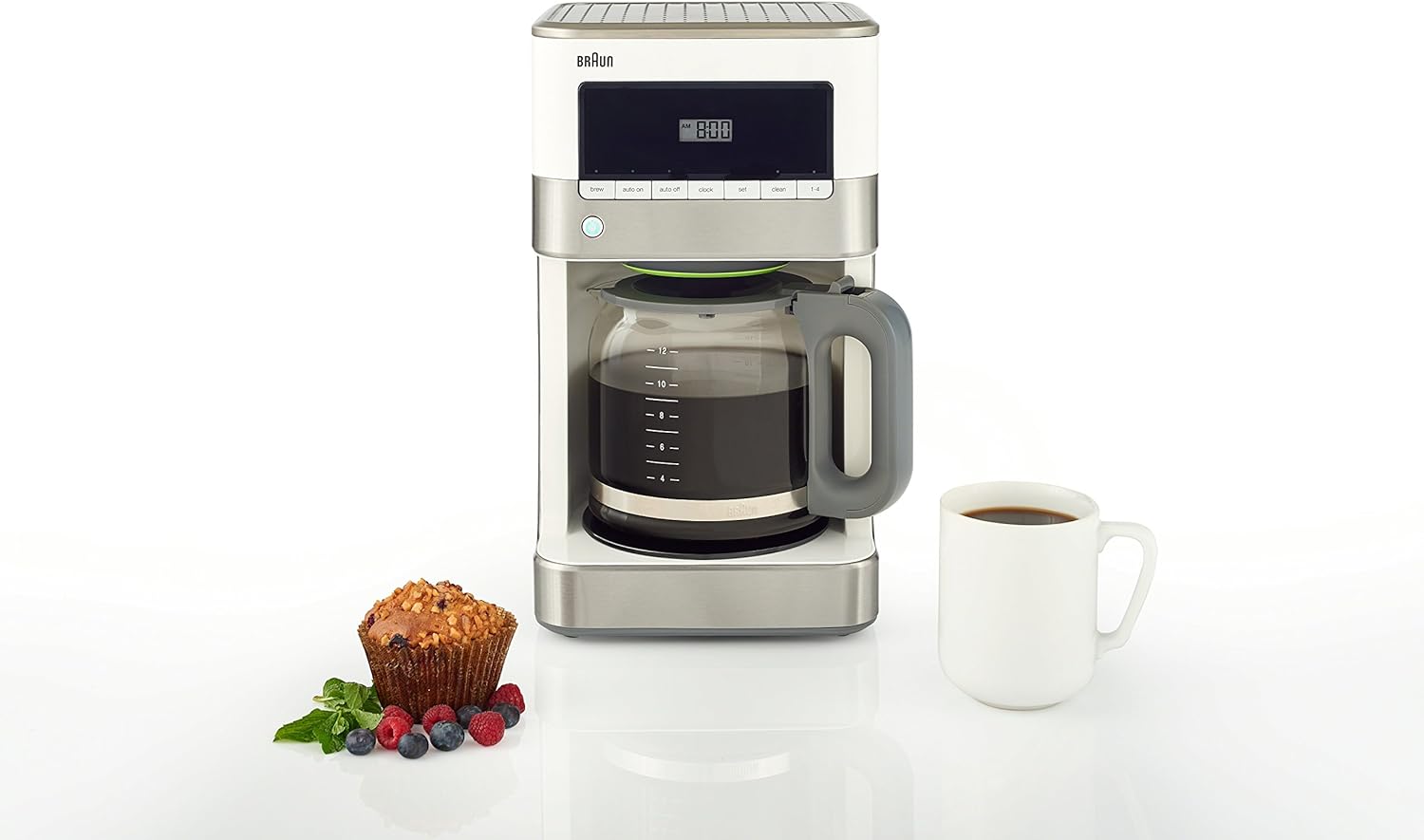 Thumbnail 2 de Braun BrewSense KF6050WH Drip Coffee Maker (White)