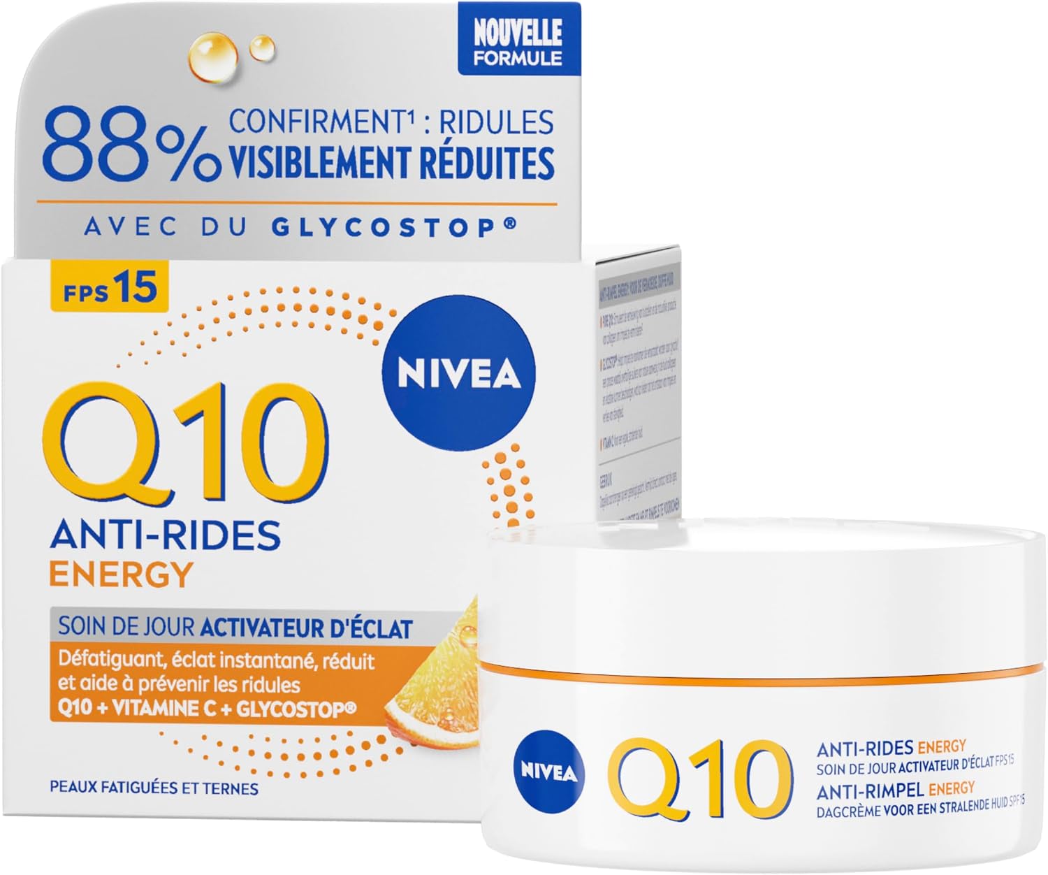 Detalle de NIVEA Q10 Energy FPS 15 50 ml