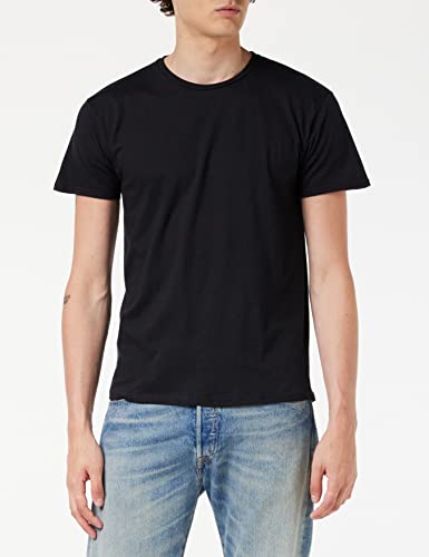 Detalle 2 de Fruit of the Loom Iconic Lightweight Ringspun T-Shirts, Black, Large, 5 Pack