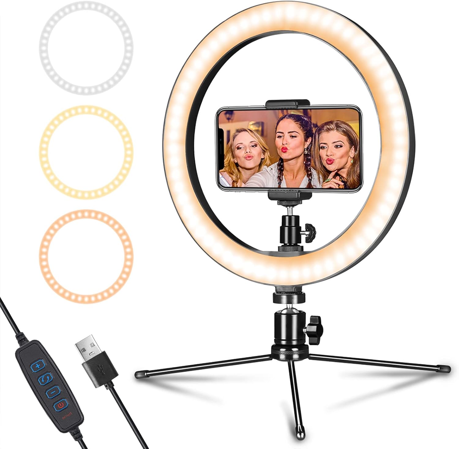 Detalle de LED 10" Ring Light for Streaming