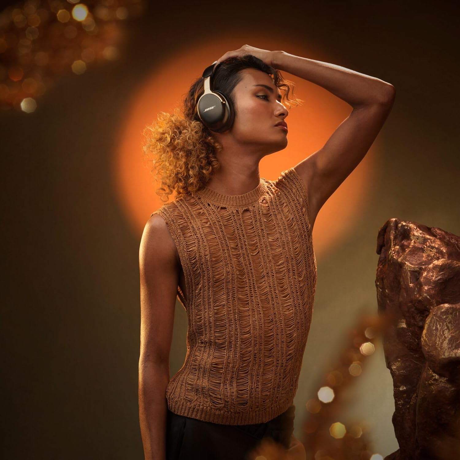 Thumbnail 2 de Bose Casque QuietComfort Ultra (2e gen) Bluetooth — Casque sans Fil avec Son Spatial, réduction de bruit, Or du désert