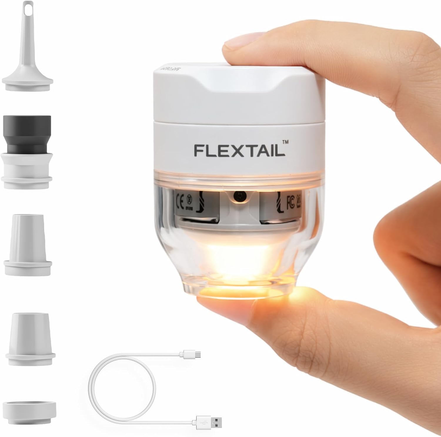 Detalle de FLEXTAILGEAR Portable Air Pump: Tiny, powerful, and versatile for inflatables