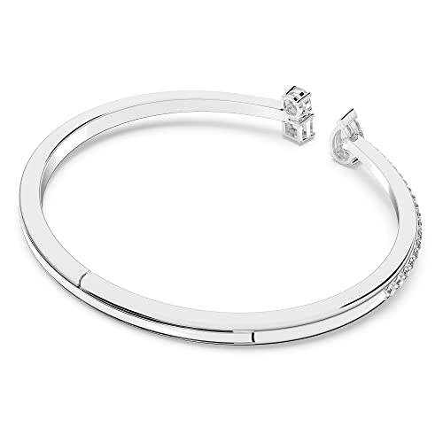 Thumbnail 3 de Swarovski Bracciale rigido Mesmera Attract, Bianco – pavé scintillante e pietra a goccia