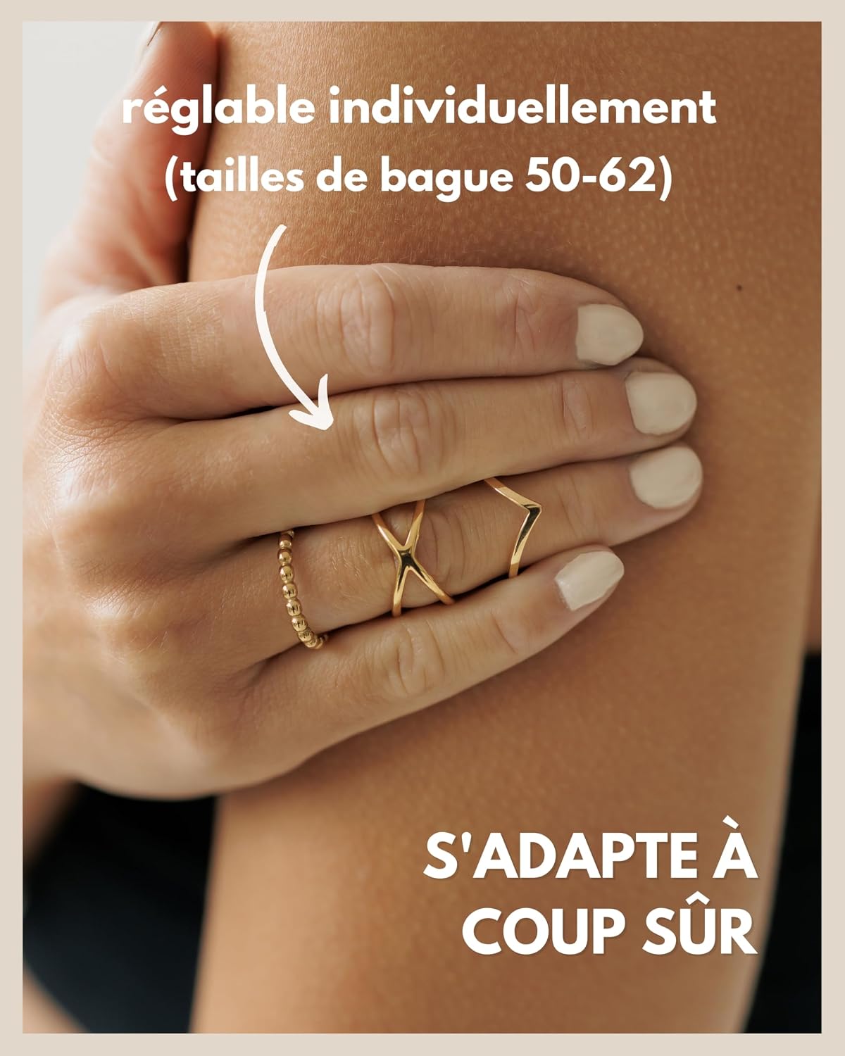 Thumbnail 3 de GD GOOD.designs Bagues ajustables 52–60 💍