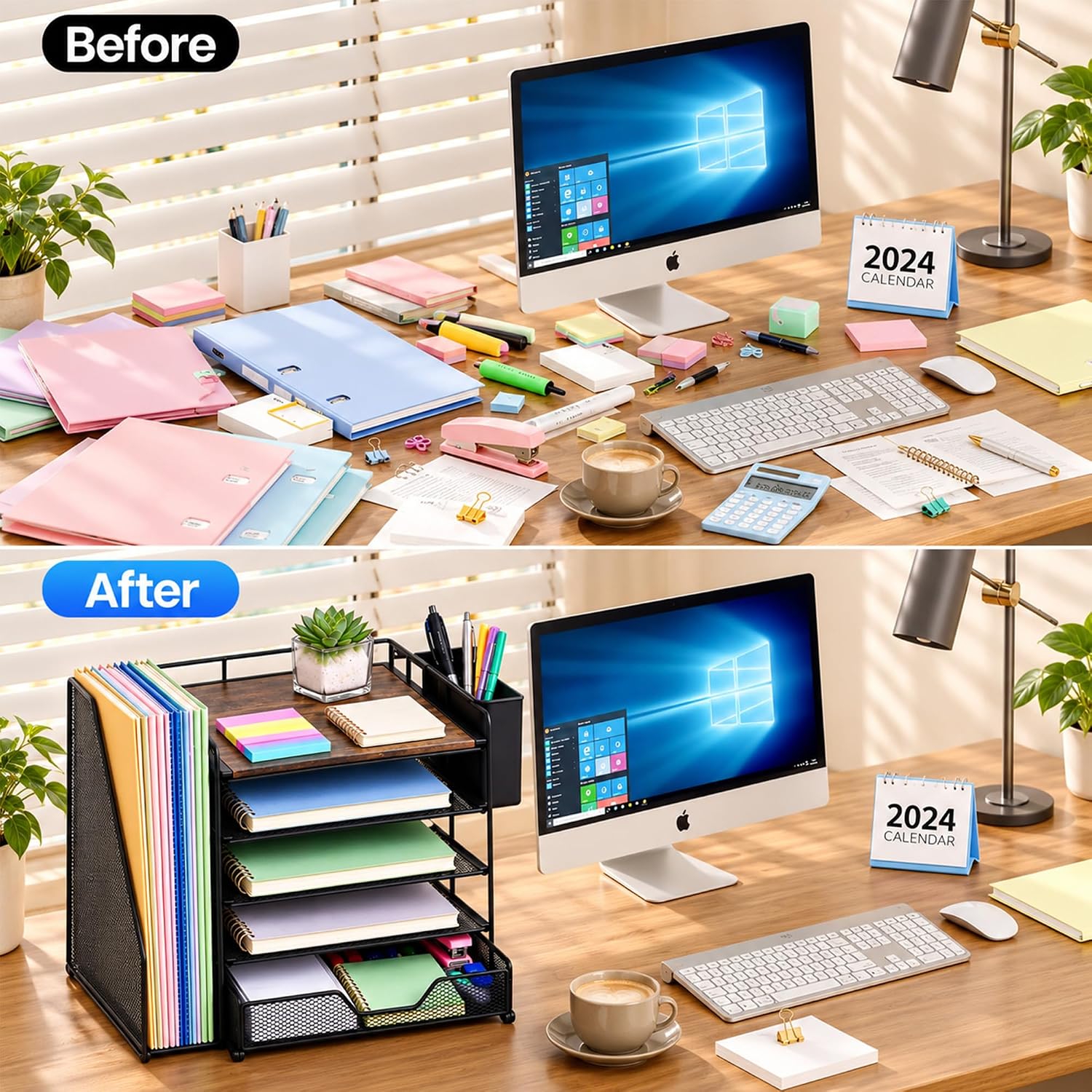 Thumbnail 6 de Gugsey Desk File Organizer, 5-Tier