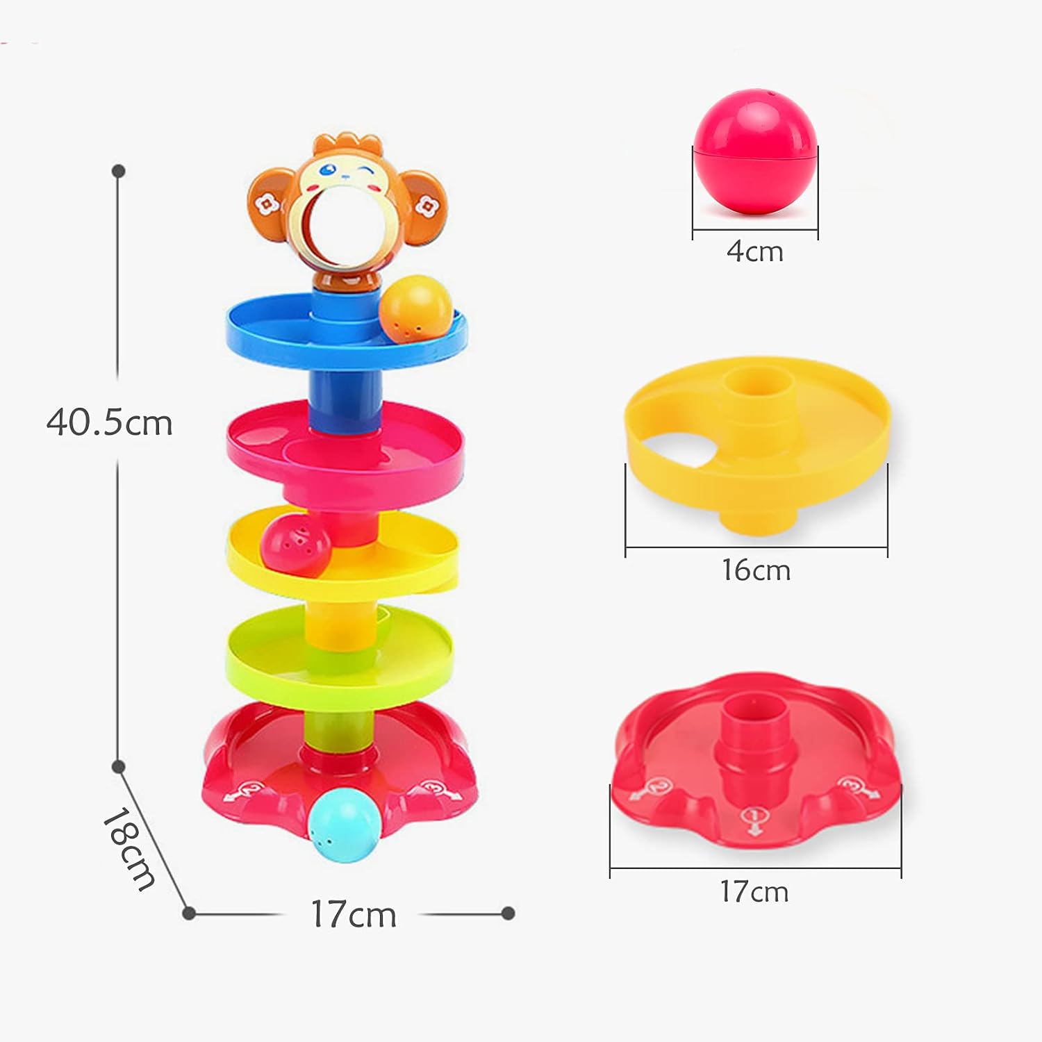 Thumbnail 6 de Baby Ball Drop and Roll Ramp Toy for 9-18 Months